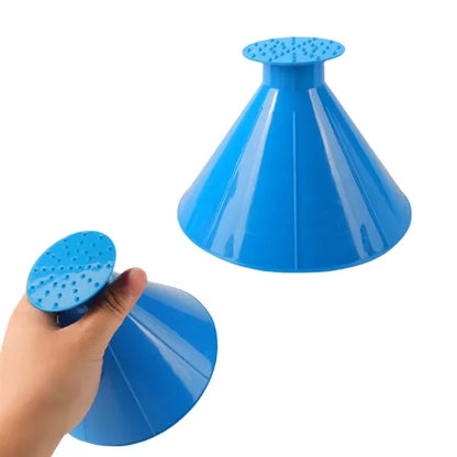 2 in 1 Funnel and Snow Scraper for Windshield Snow Removal
