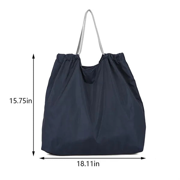 Large travel daily use grocery tote foldable shopping bag