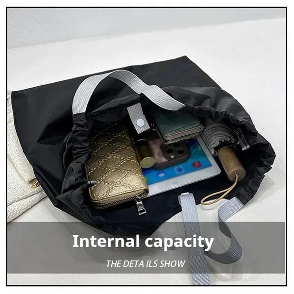 Large travel daily use grocery tote foldable shopping bag