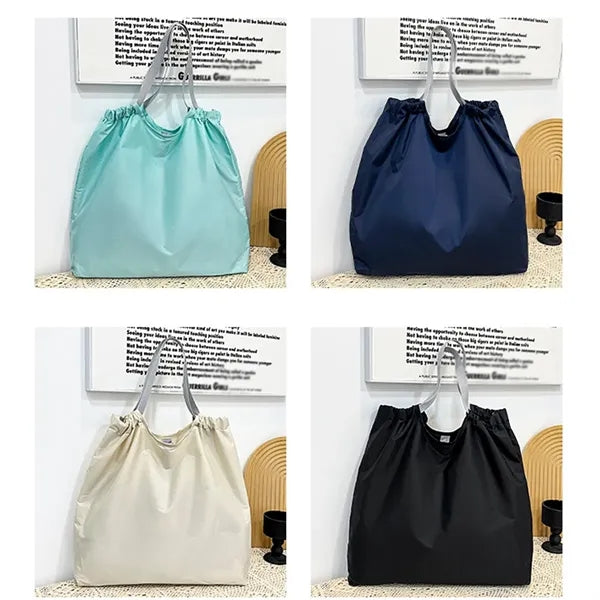 Large travel daily use grocery tote foldable shopping bag