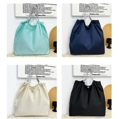 Large travel daily use grocery tote foldable shopping bag