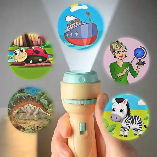 Kids early education birthday gifts projector flashlight toy