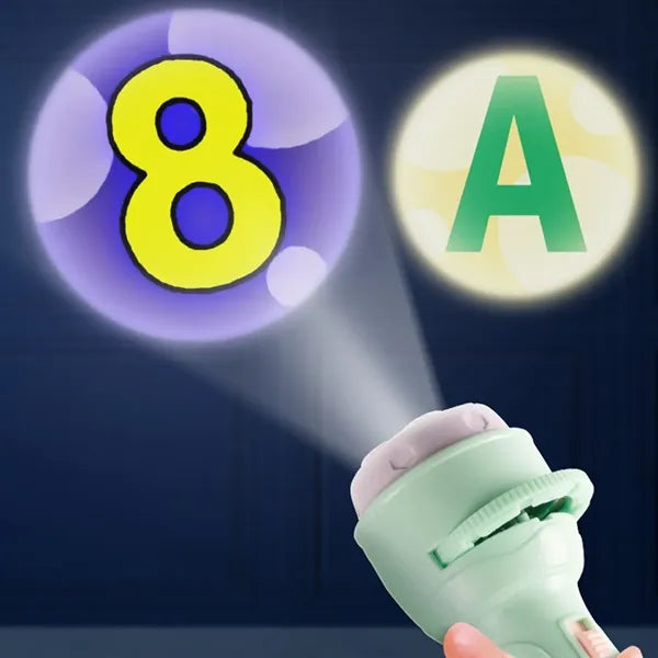 Kids early education birthday gifts projector flashlight toy
