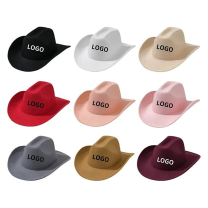 Classic Wool Felt Western Cowboy Hat