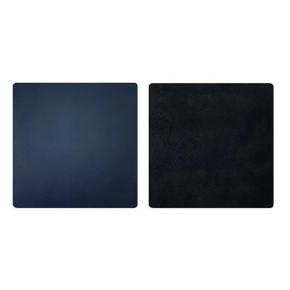 Round Heat-Resistant Stain-Resistant Leather Coaster Set