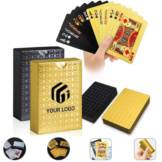 Party games travel gift poker deck waterproof playing cards