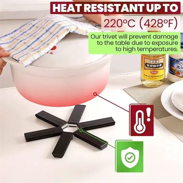 Foldable High Temperature Resistant Table Mat Tripod Set