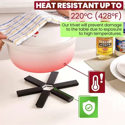 Foldable High Temperature Resistant Table Mat Tripod Set
