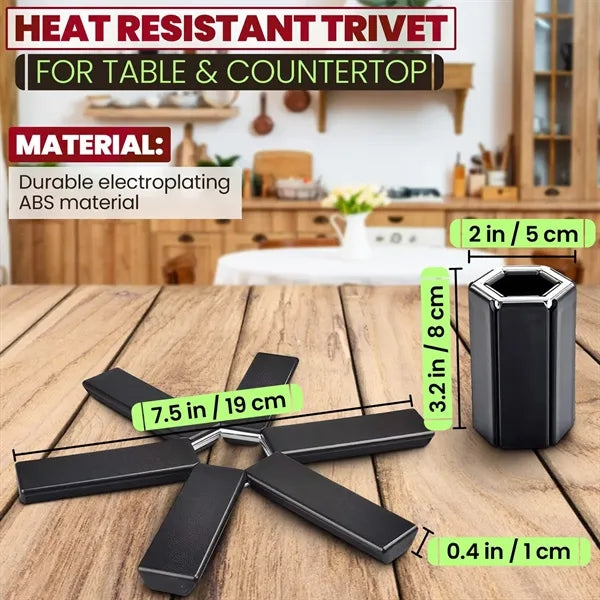 Foldable High Temperature Resistant Table Mat Tripod Set