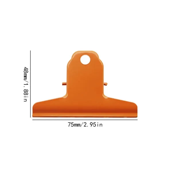 Metal Strong Fixed Mountain-Shaped Binder Clip Can Be Hung