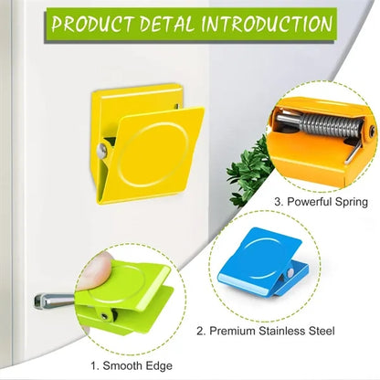 Strong Magnet Metal Square Multi-Color Magnetic Clip
