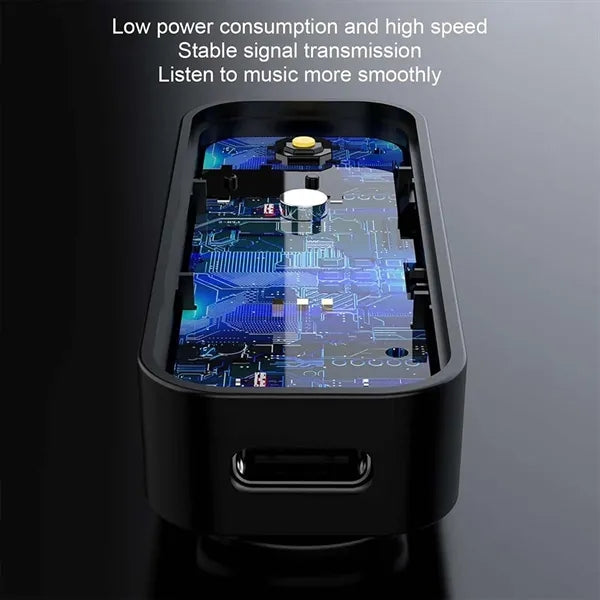 2-in-1 Home Car Audio Receiver Transmitter Bluetooth Adapter