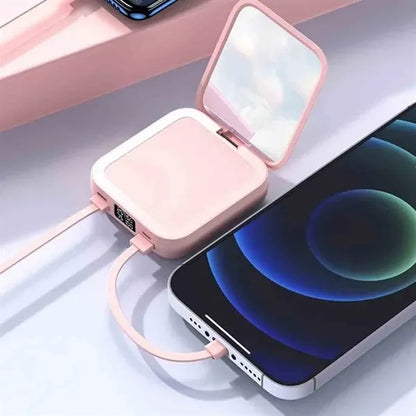 10000mAh Power Bank Makeup Mirror
