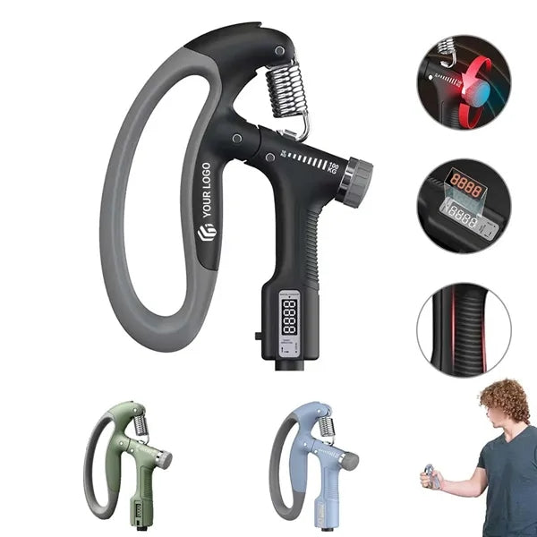 Fitness equipment adjustable counting grip strength trainer