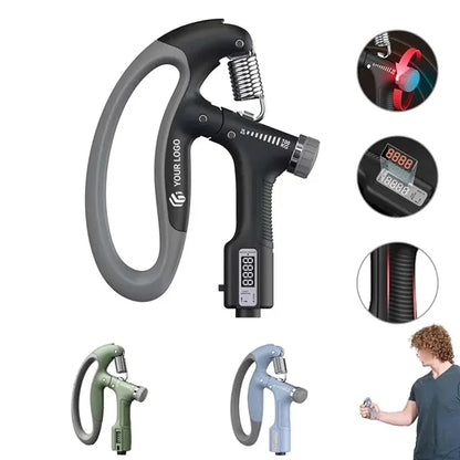 Fitness equipment adjustable counting grip strength trainer
