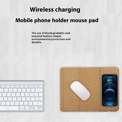 15W eco-friendly foldable wireless charging mouse pad