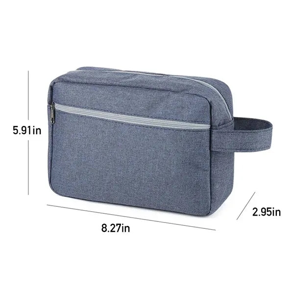 Portable minimalist waterproof travel cosmetic toiletry bag