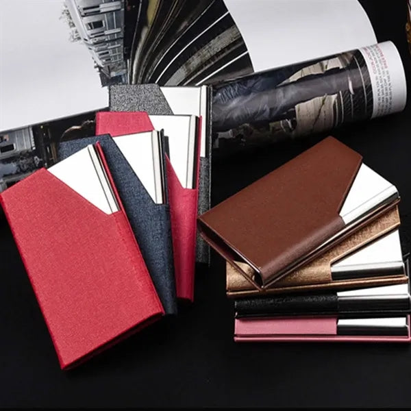 Professional travel trade slim wallet business card holder