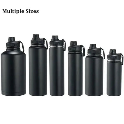 Multiple Sizes SS Vacuum Sports Bottle w/ Twist Chug Lid