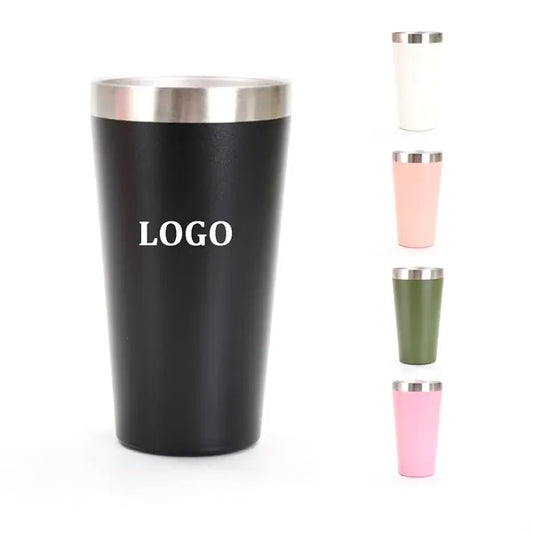 12oz Powder-Coated Vacuum Insulated SS Car Tumbler