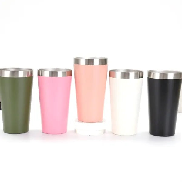 12oz Powder-Coated Vacuum Insulated SS Car Tumbler