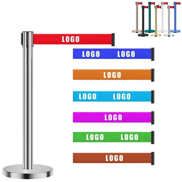 Stainless Steel Retractable Belt Stanchion