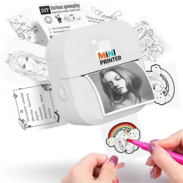 Mini Wireless Pocket Printer No Ink Needed