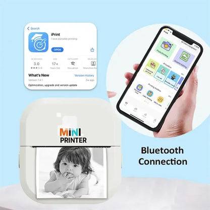 Mini Wireless Pocket Printer No Ink Needed