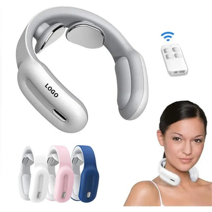 Portable Electric Neck Massager With Heat Cordless