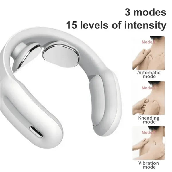 Portable Electric Neck Massager With Heat Cordless