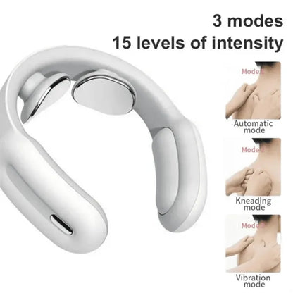 Portable Electric Neck Massager With Heat Cordless