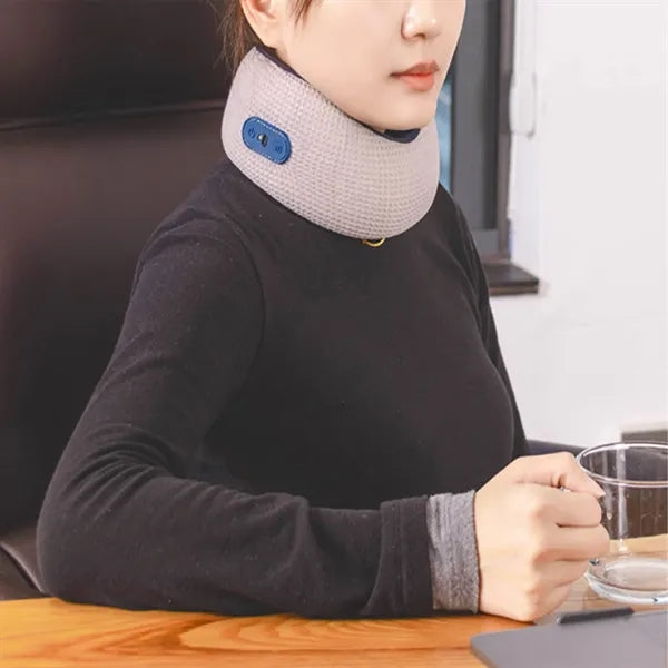 Portable U Shape Massage Pillow Memory Foam Neck Cushion