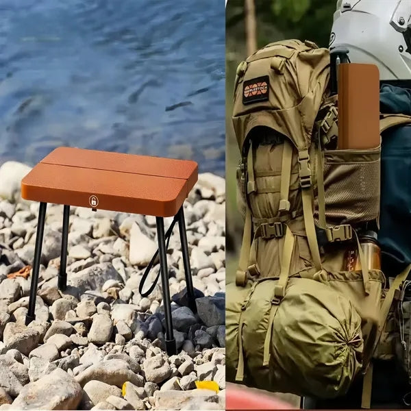 Portable Folding Camping Stool Lightweight Aluminum Outdoor
