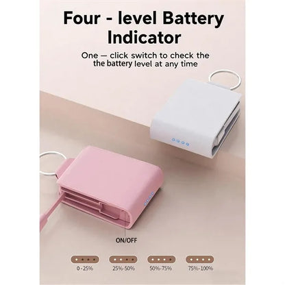2000MAh Portable Keychain Charger Power Bank
