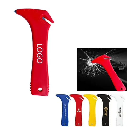2-In-1 Car Safety Hammer with Glass Breaker and Cutter
