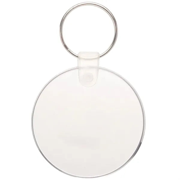 Soft Tag Custom Printed Round Keychains