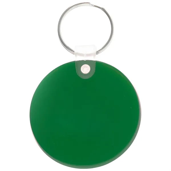 Soft Tag Custom Printed Round Keychains
