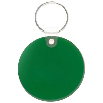 Soft Tag Custom Printed Round Keychains