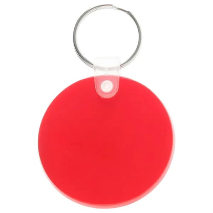 Soft Tag Custom Printed Round Keychains