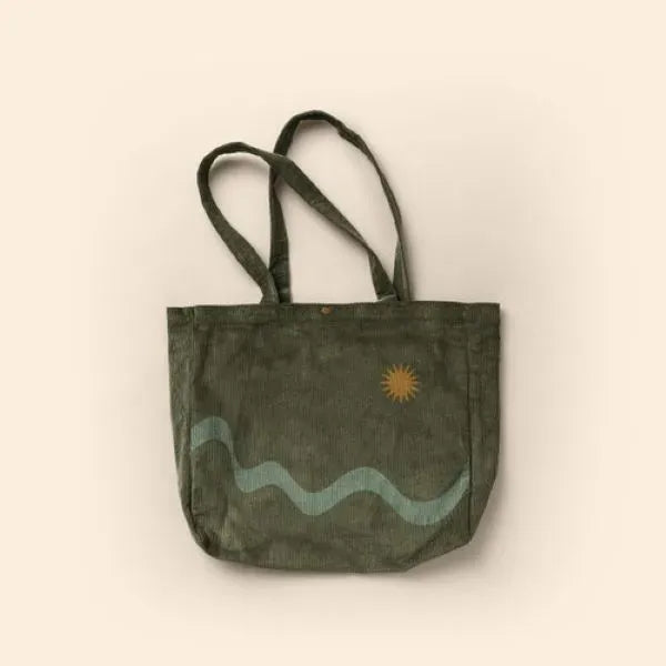 OPEN LAPTOP TOTE - CORDUROY