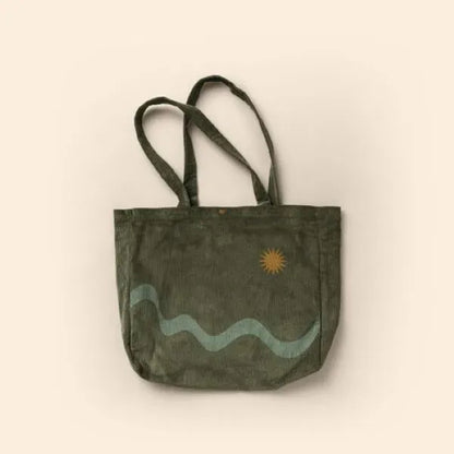 OPEN LAPTOP TOTE - CORDUROY