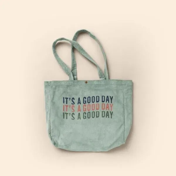 OPEN LAPTOP TOTE - CORDUROY