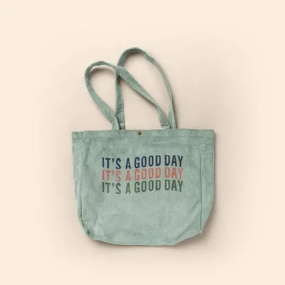 OPEN LAPTOP TOTE - CORDUROY