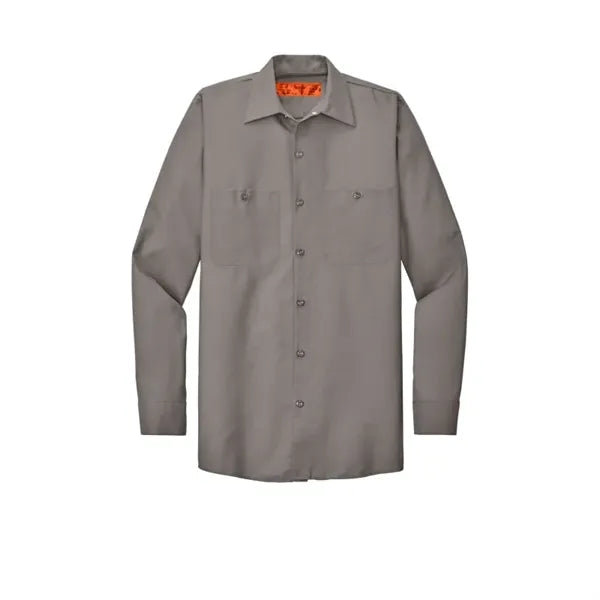 Red Kap Long Sleeve Industrial Work Shirt.
