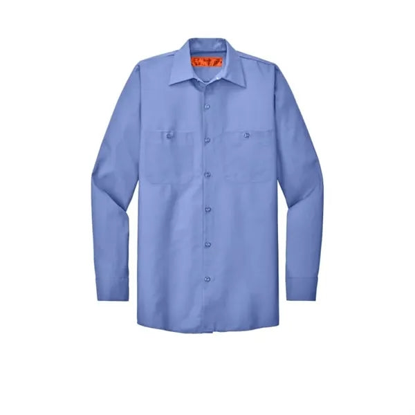 Red Kap Long Sleeve Industrial Work Shirt.