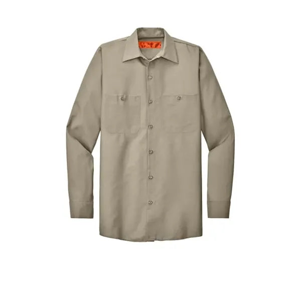 Red Kap Long Sleeve Industrial Work Shirt.