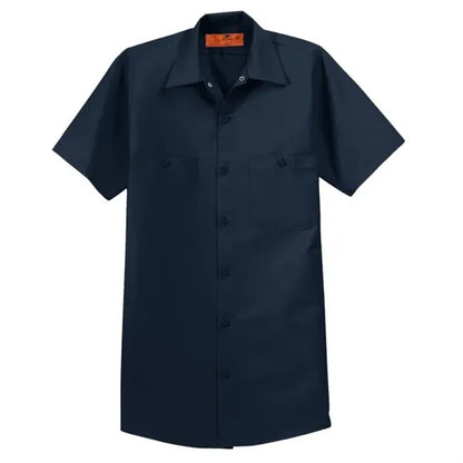 Red Kap Long Size, Short Sleeve Industrial Work Shirt.