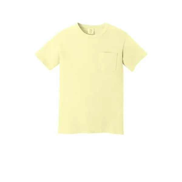 COMFORT COLORS Heavyweight Ring Spun Pocket Tee.