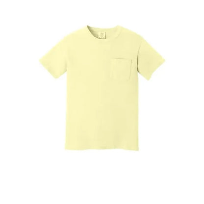 COMFORT COLORS Heavyweight Ring Spun Pocket Tee.