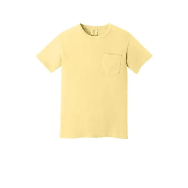 COMFORT COLORS Heavyweight Ring Spun Pocket Tee.